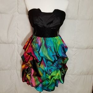 Colorful Studio Y mini dress, size 3/4